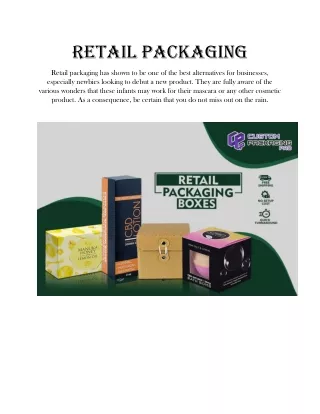 retail packaging