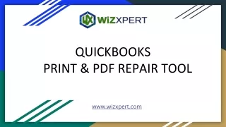 QUICKBOOKS PRINT & PDF REPAIR TOOL
