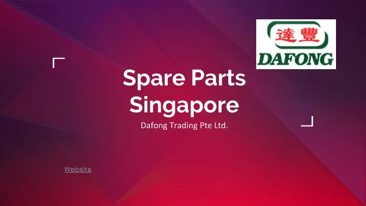 spare parts singapore