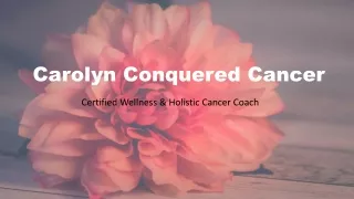 Best Wellness Coaching Service In Your Area | Cancer Coach