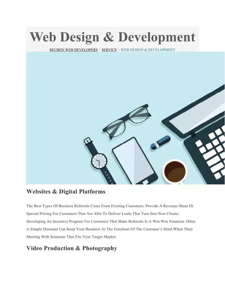 web design development