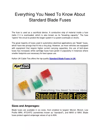 everything you need to know about standard blade