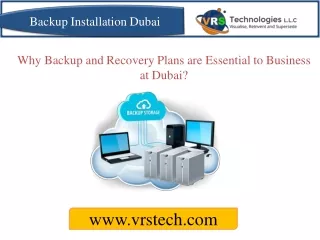 backup installation dubai
