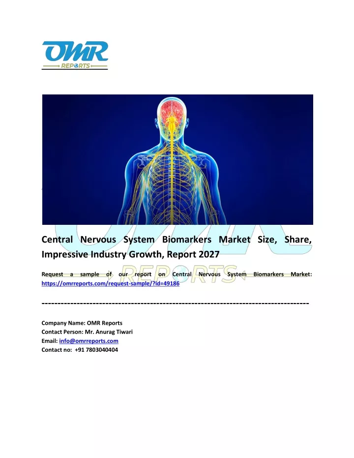 central nervous system biomarkers market size