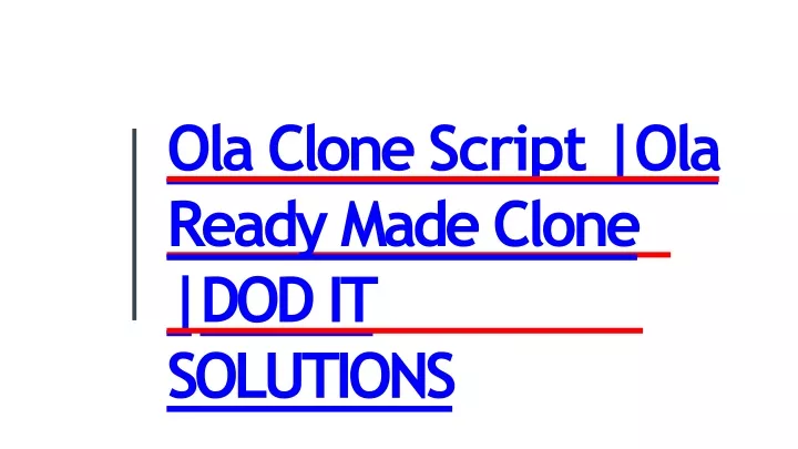 ola clone script ola