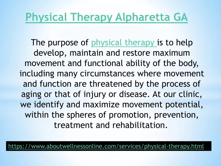physical therapy alpharetta ga