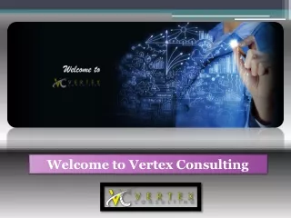 Welcome to Vertex Consulting