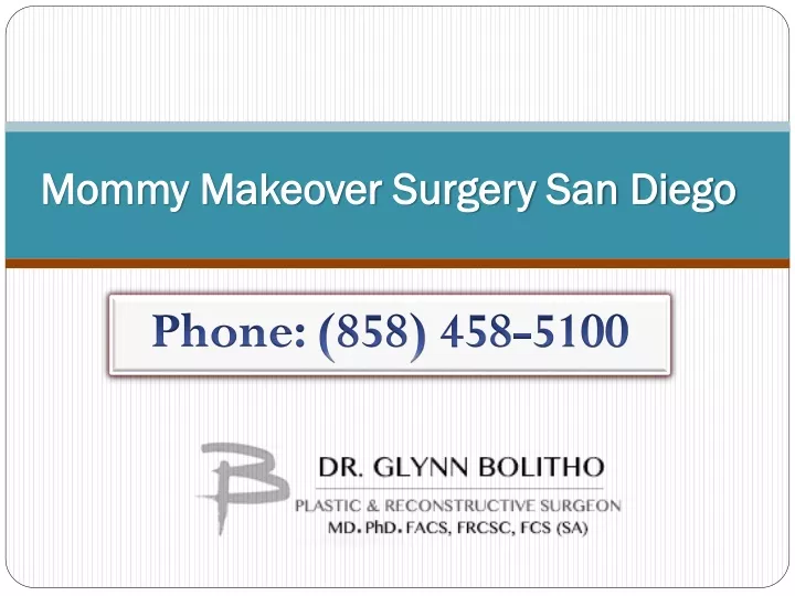 mommy makeover surgery san diego