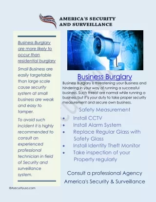 BUSINESS BURGLARY SECURITY AGENCY IN FLORIDA