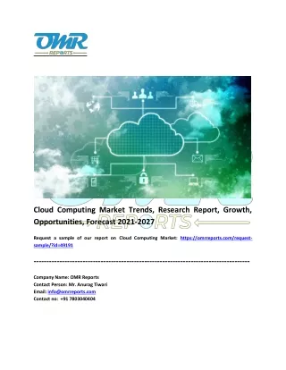 cloud computing market trends research report