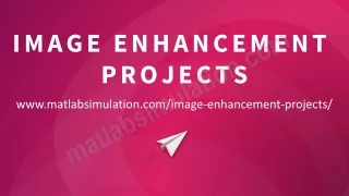 Image Enhancement Final Year Projects Help