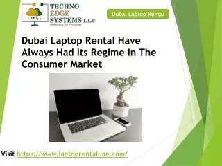 dubai laptop rental