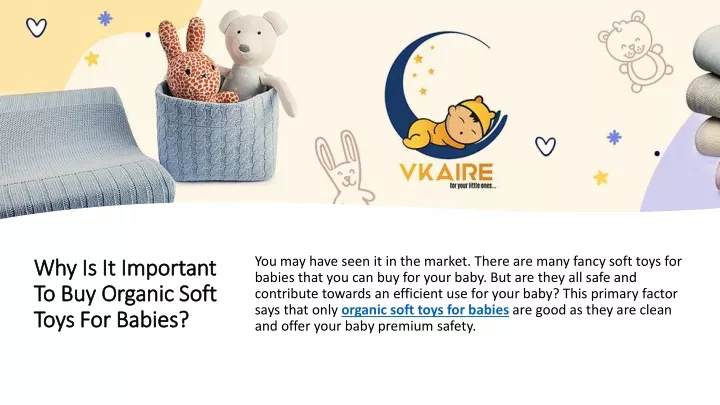 why is it important to buy organic soft toys for babies