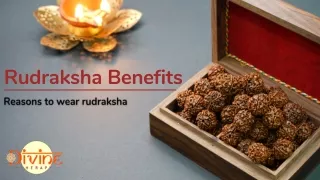 Rudraksha benefits - reasons to wear rudraksha