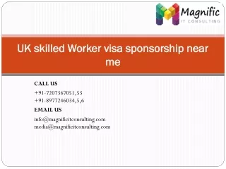 UK skilled Worker visa sponsorship.