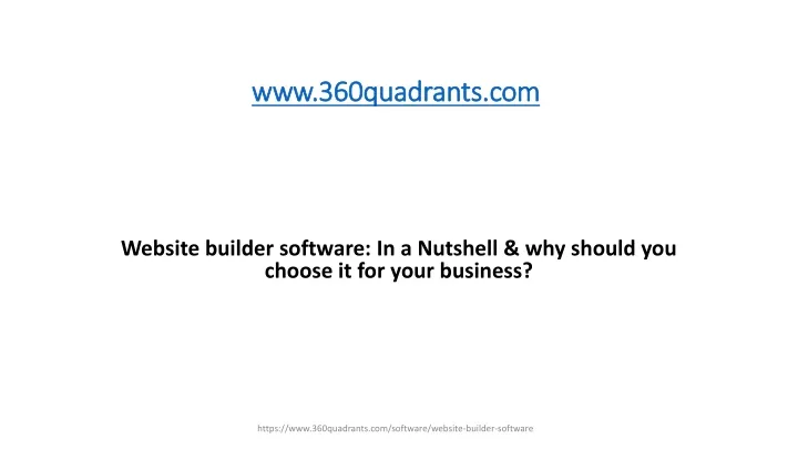 www 360quadrants com