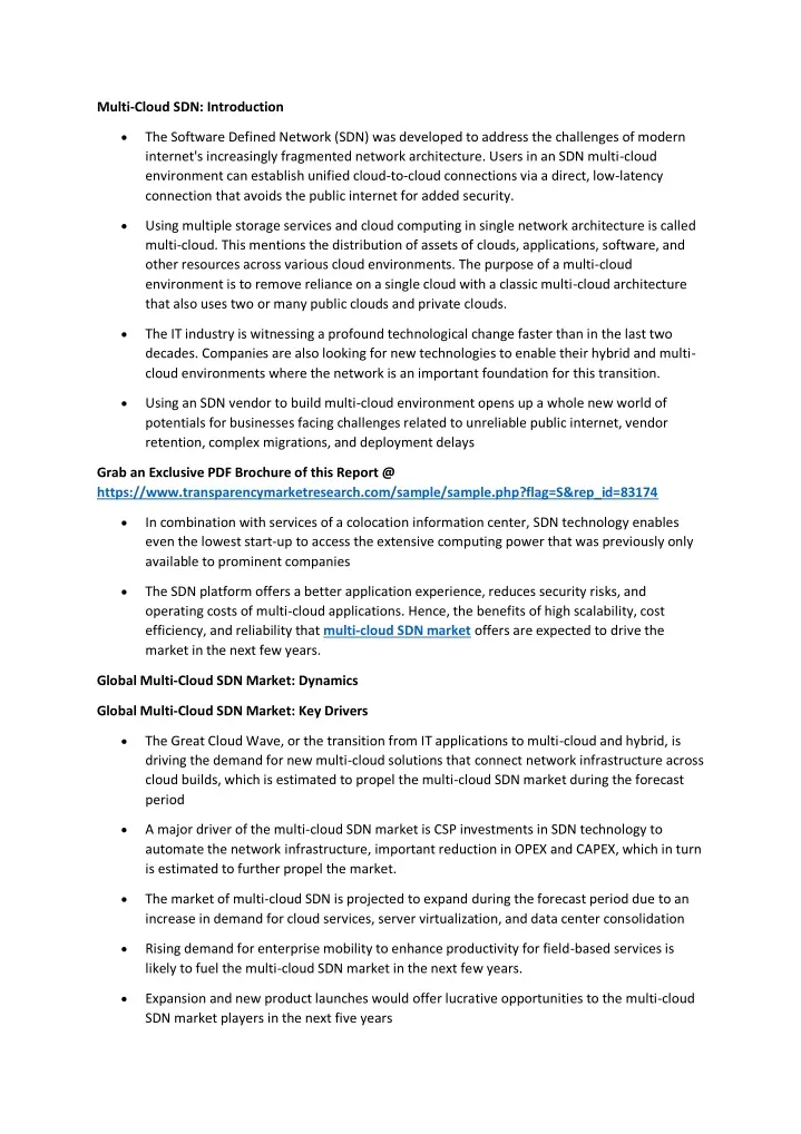 multi cloud sdn introduction