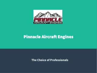 Aircraft Engine Repair | Pinnacle Aircraft Engine