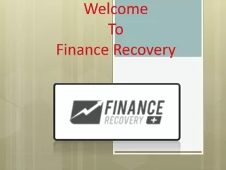 welcome to finance recovery