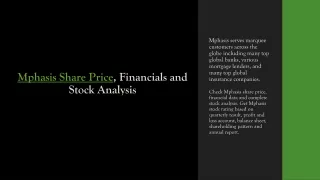 mphasis share price financials and stock analysis