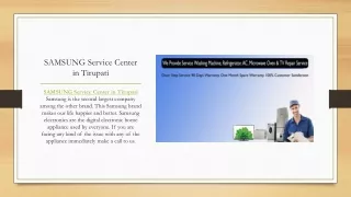 SAMSUNG Service Center in Tirupati
