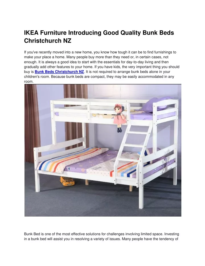 ikea furniture introducing good quality bunk beds
