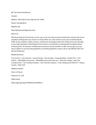 bo tree service removal