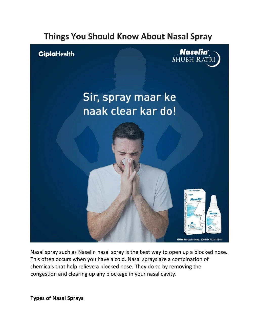 PPT - Things You Should Know About Nasal Spray PowerPoint Presentation ...