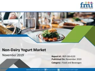 Non-Dairy Yogurt Market