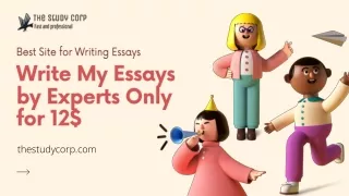 Write My Essays by Experts Only for 12$ - The Study Corp