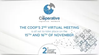 The Cooperative Logistics Network 2nd Virtual Meeting Dates are Out. Check Now!