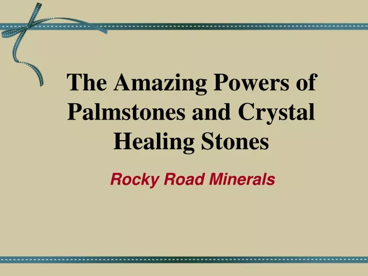 the amazing powers of palmstones and crystal healing stones