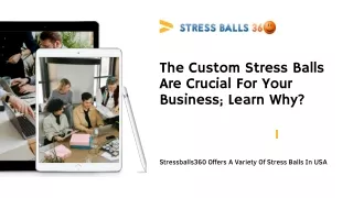 The Custom Stress Balls Are Crucial For Your Business; Learn Why