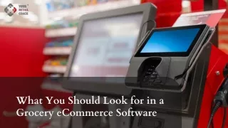 What you should look for in a Grocery eCommerce Software