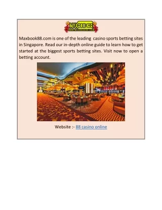 88 casino online maxbook88.com