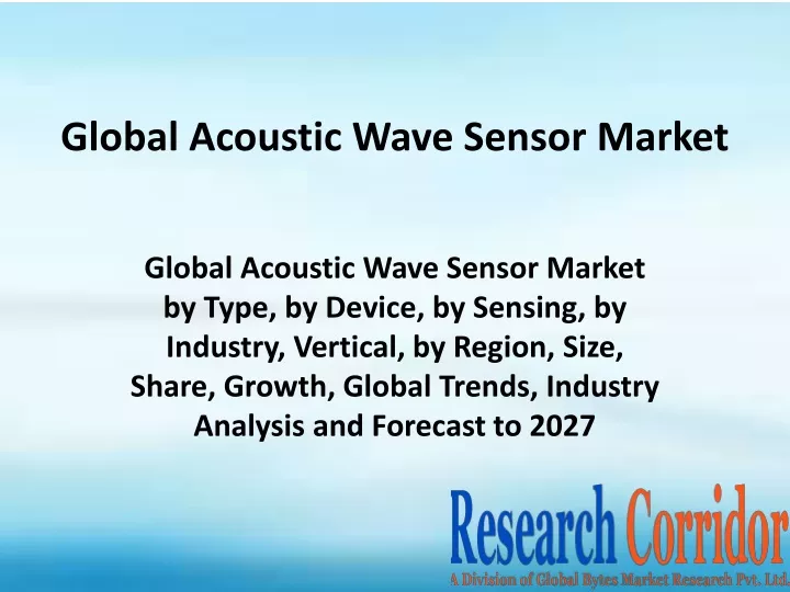 global acoustic wave sensor market