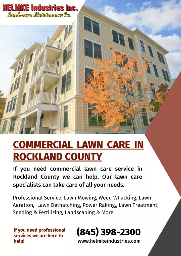 commercial lawn care in rockland county