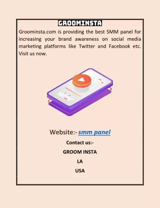 groominsta com is providing the best smm panel