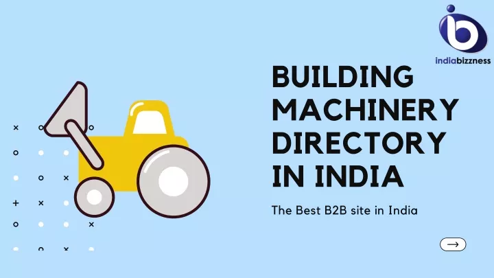 building machinery directory in india