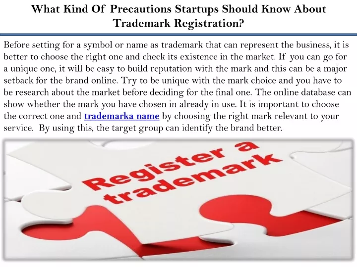 what kind of precautions startups should know