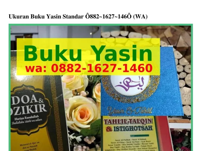 ukuran buku yasin standar 882 1627 146 wa