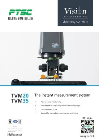 กล้องไมโครสโคป Vision Engineering TVM_Brochure_by PTSC