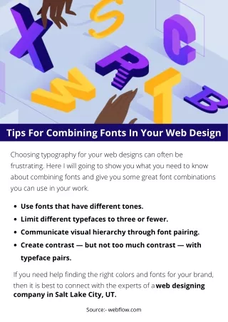 Tips For Combining Fonts In Your Web Design