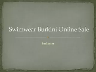 Swimwear Burkini Online Sale