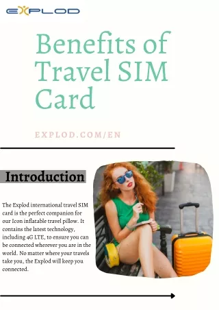 Benefits of Travel SIM Card- Explod