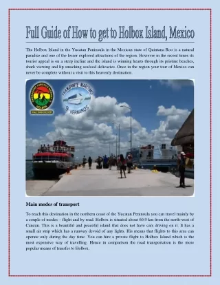 the holbox island in the yucatan peninsula