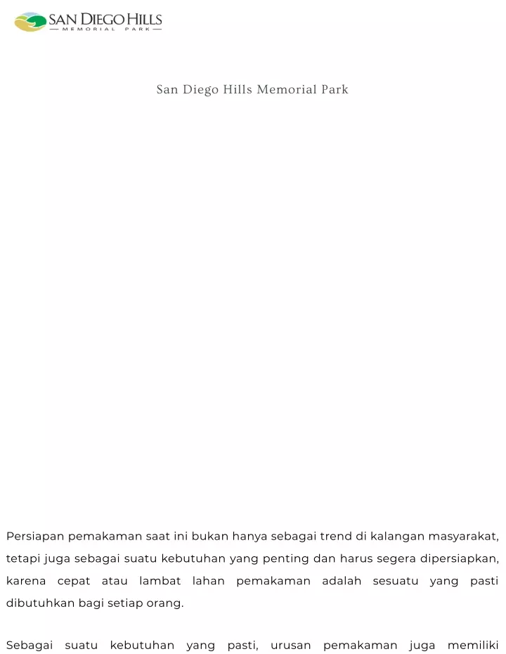san diego hills memorial park