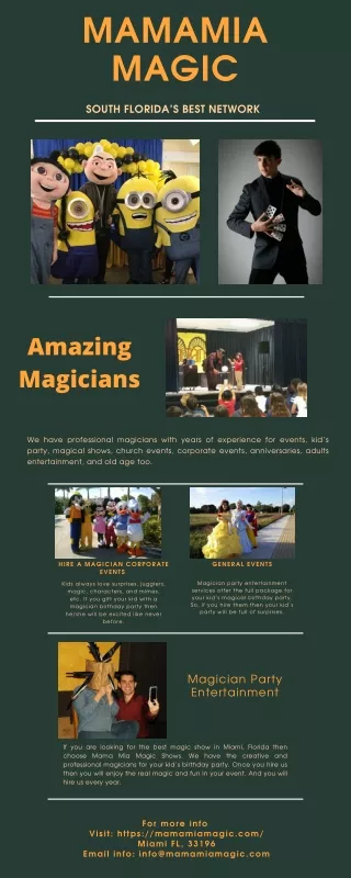 Choose Best Magicians for Your Corporate Events in Miami