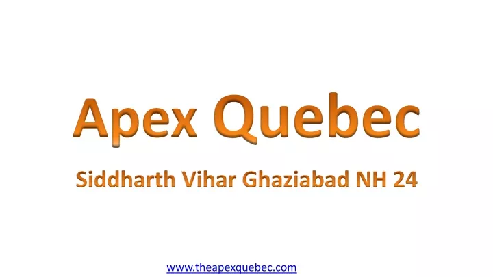 apex quebec