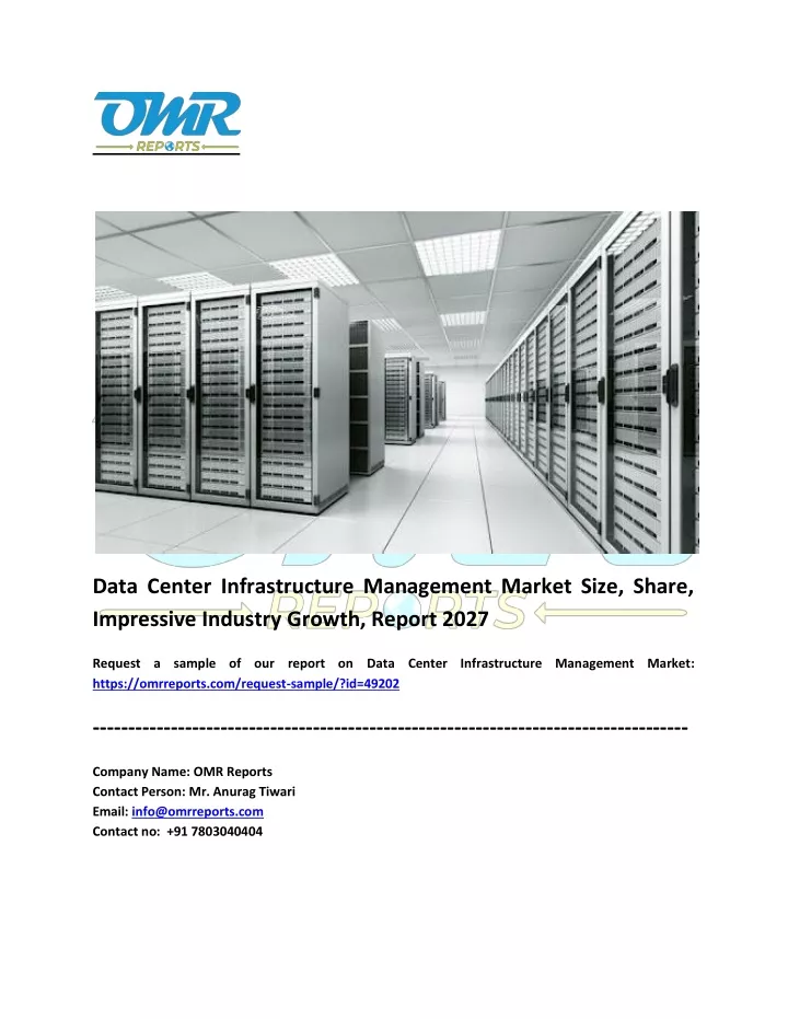 data center infrastructure management market size